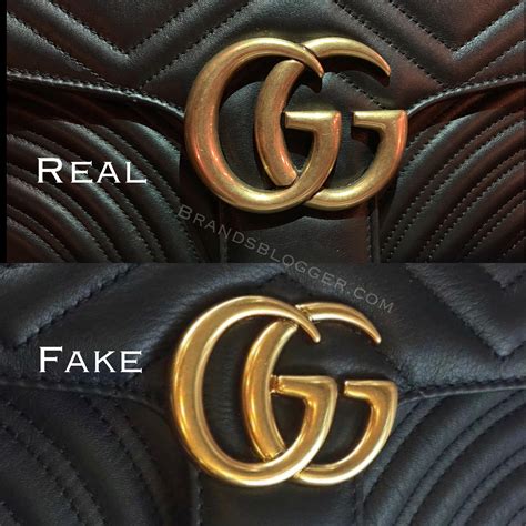 difference between fake gucci and real|Gucci marmont bag authentication.